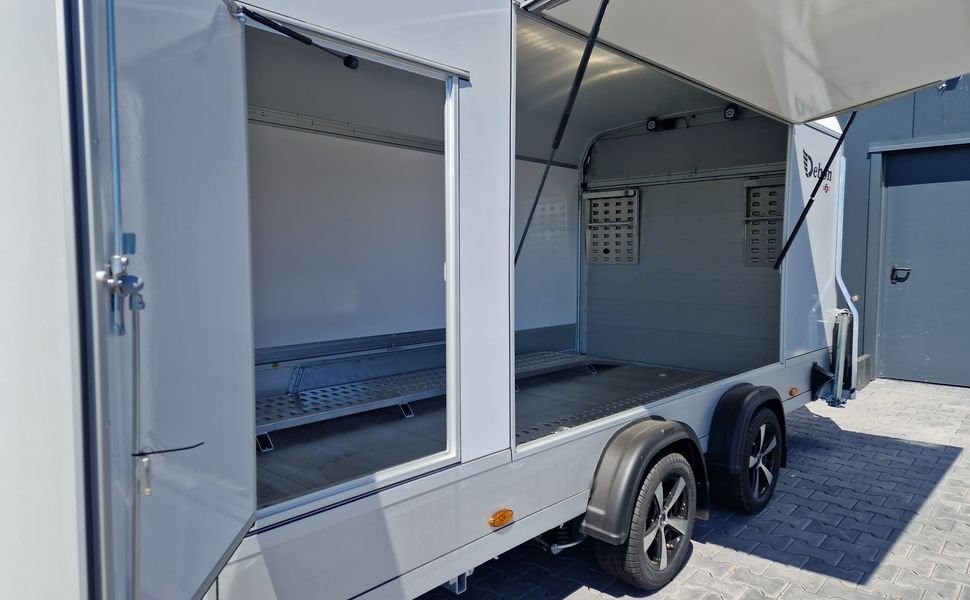 Cargo Roadster 1000 480x200x206cm Poly weiß Seitenklappen Premium Car Pullman 3500kg 100km/H 2026