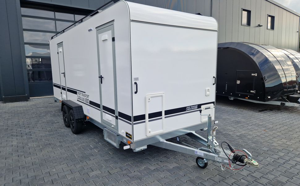Koffer Sport Camp TFS 600.01 600x200x210cm Premium Laderaum 300cm Seitentür Wohnabteil 3000kg 100km/