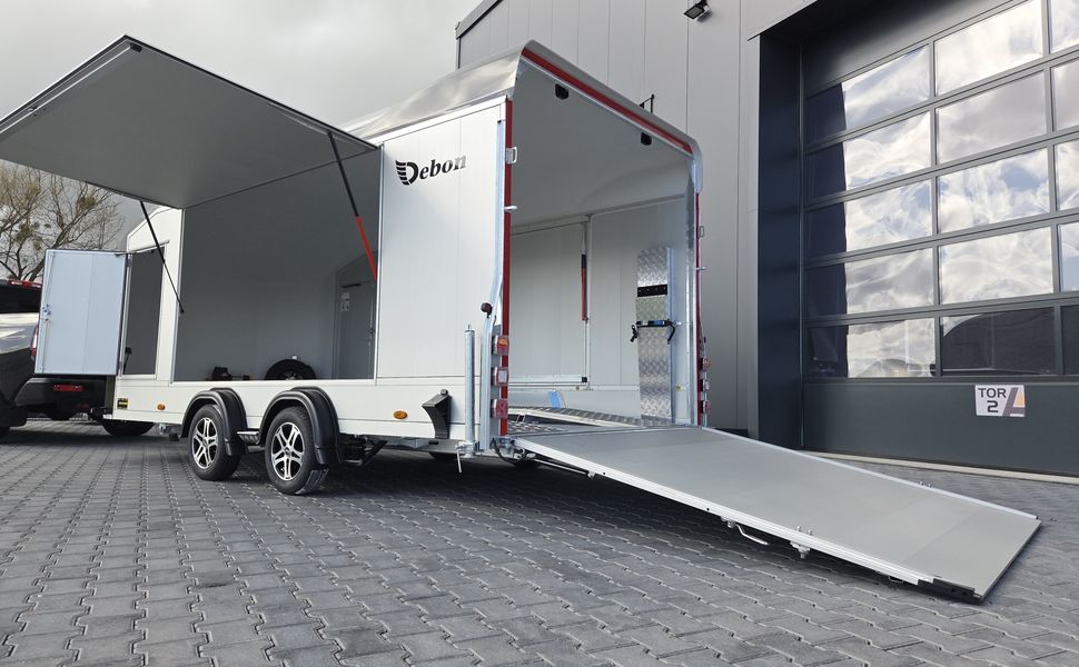 Cargo Roadster 1000 pro 480x200x204cm Alu Poly black Premium Car 3500kg Pullman 100km/H