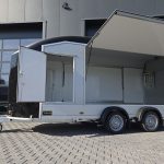 Cargo Roadster 1000 480x200x206cm Poly black Seitenklappen Seitentüren Rampe Pullman 100km/H 3500kg