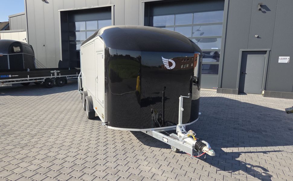 Cargo Roadster 1000 480x200x206cm Poly black Seitenklappen Seitentüren Rampe Pullman 100km/H 3500kg