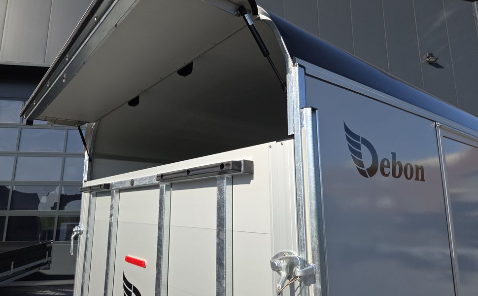 Cargo Roadster 1000 480x200x206cm Poly black Seitenklappen Seitentüren Rampe Pullman 100km/H 3500kg
