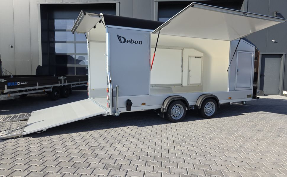 Cargo Roadster 1000 480x200x206cm Poly black Seitenklappen Seitentüren Rampe Pullman 100km/H 3500kg