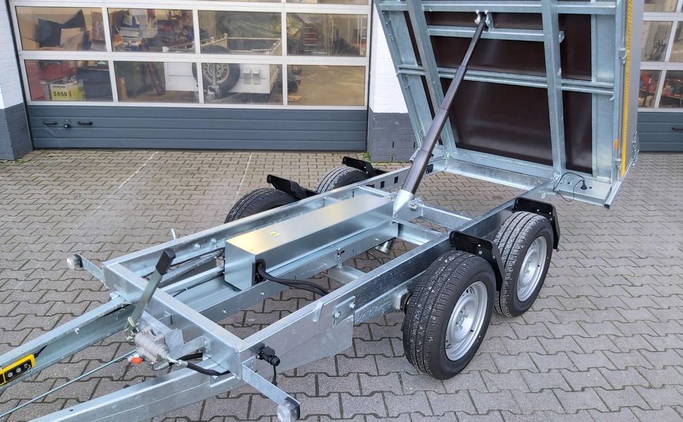 Heck Kipper 310x160x30cm Elektrisch + Handpumpe 2700kg (M) Frühling Aktion 25