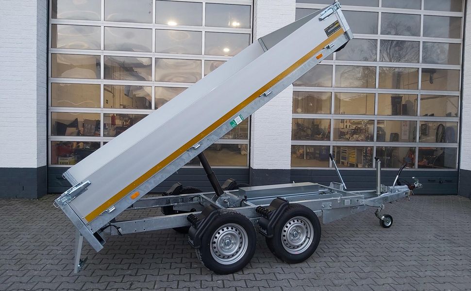 Heck Kipper 310x160x30cm Elektrisch + Handpumpe 2700kg (M) Frühling Aktion 25