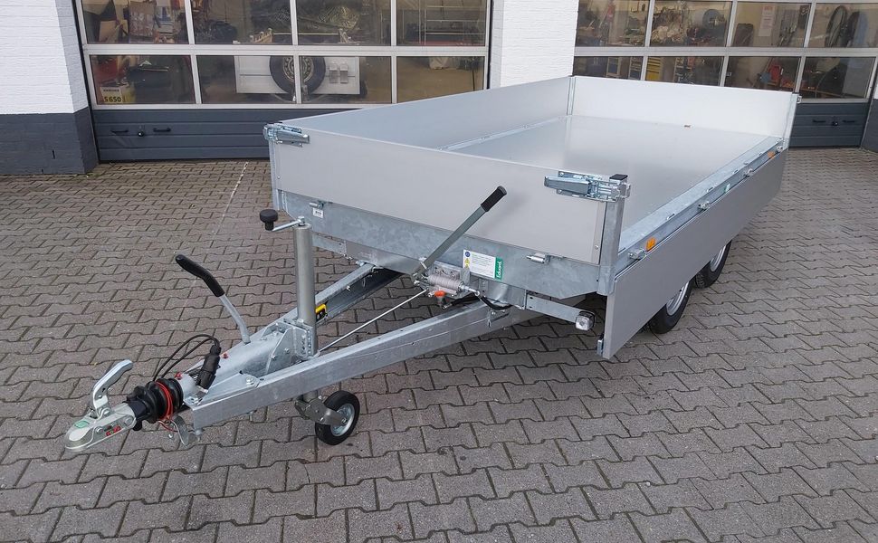Heck Kipper 310x160x30cm Elektrisch + Handpumpe 2700kg (M) Frühling Aktion 25