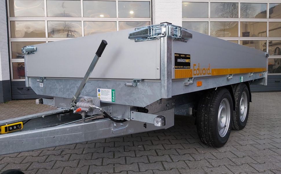 Heck Kipper 310x160x30cm Elektrisch + Handpumpe 2700kg (M) Frühling Aktion 25