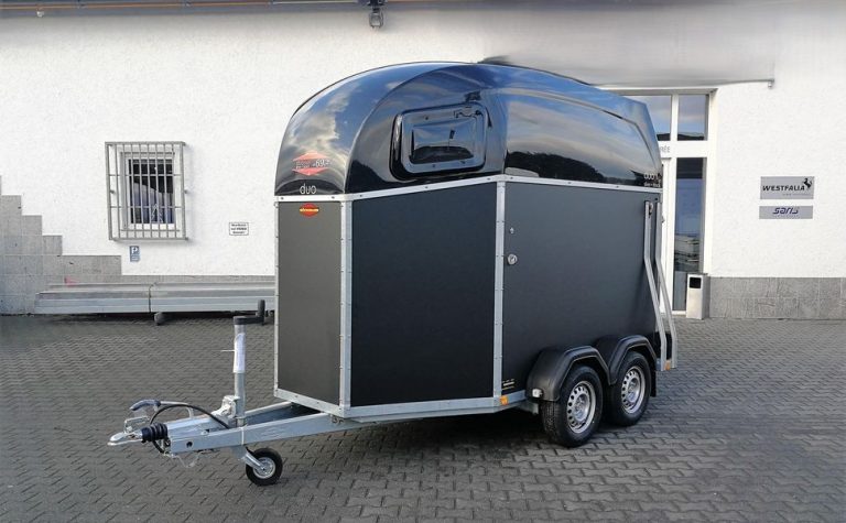 Pferdeanhänger Böckmann DUO Esprit silver black Haube schwarz 2400kg Modell 2026
