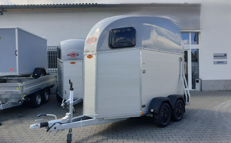 Pferdeanhänger Böckmann Champion UNO Esprit silver black Haube silber 1600kg