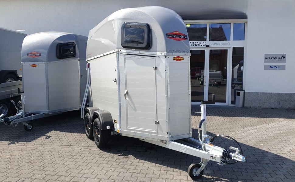 Pferdeanhänger Böckmann Champion UNO Esprit silver black Haube silber 1600kg