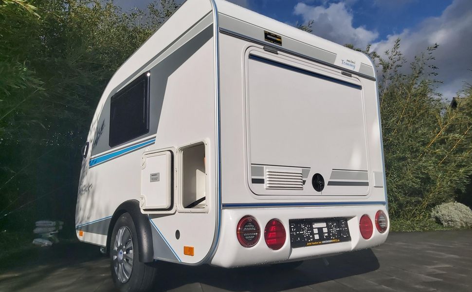 Mini Camper Mini Tommy TMC25.01H 252x140x121cm aero Küche 12V/230V 100km/H 750kg gebremst Modell 26