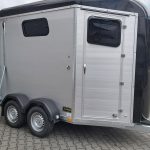 Pferdeanhänger Böckmann Portax Esprit silver&black SKA black Sattelkammer Trittschutz 100km/H 2400kg