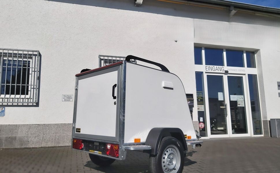 Kofferanhänger TF2 S Mini 145x110x90cm Reling Trittbretter IL (XXS) 100km/H 750kg