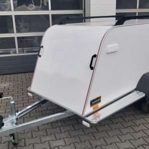 Kofferanhänger TF4 S Midi 250x110x90cm aerodynamisch Trittbretter Dachreling (S) 100km/H 750kg