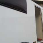 Koffer Sport Camp TFS 360.01 360x180x190cm aero Seitentür Heckrampe 2 Fenster DL IL 230 1300kg 100km