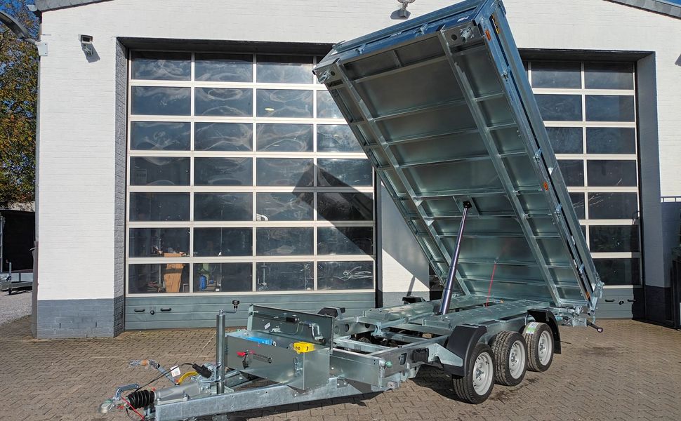 Martz Kipper 400/3 406x200x40cm Profi Stahl Elektro + NHP Rampen Stützen Pendel Tridem 13″ 3500kg