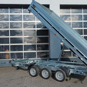 Martz Kipper 400/3 406x200x40cm Profi Stahl Elektro + NHP Rampen Stützen Pendel Tridem 13" 3500kg