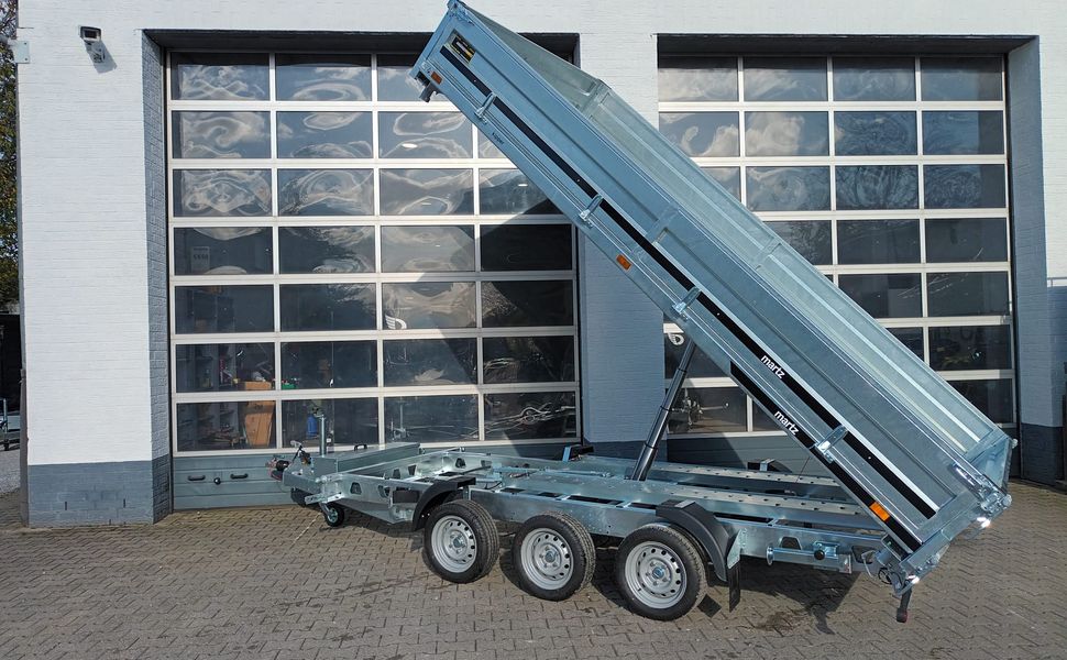 Martz Kipper 400/3 406x200x40cm Profi Stahl Elektro + NHP Rampen Stützen Pendel Tridem 13″ 3500kg